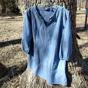 ⬇️ Price Drop!⬇️ Land's End Denim Dress in M/P (10-12)